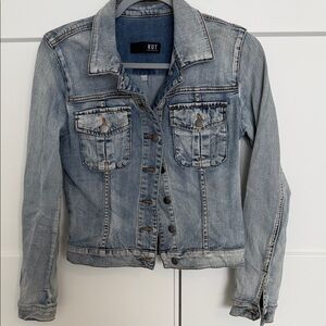 Kut from the Kloth Light Blue Jean Jacket